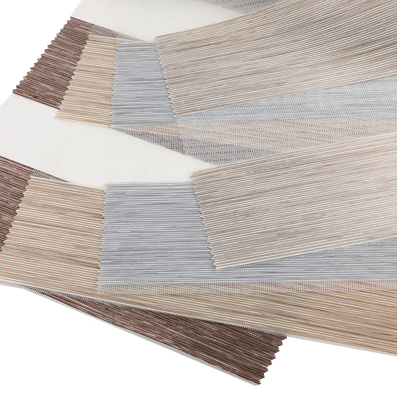 GD41 100% পলিয়েস্টার ওয়াটারপ্রুফ সেমি-ব্ল্যাকআউট জেব্রা ব্লাইন্ড ফ্যাব্রিক