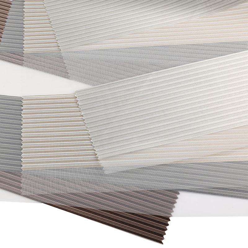 YX05 লাইট ট্রান্সমিশন এবং ভেন্টিলেশন সেমি-ব্ল্যাকআউট জেব্রা ব্লাইন্ড ফ্যাব্রিক