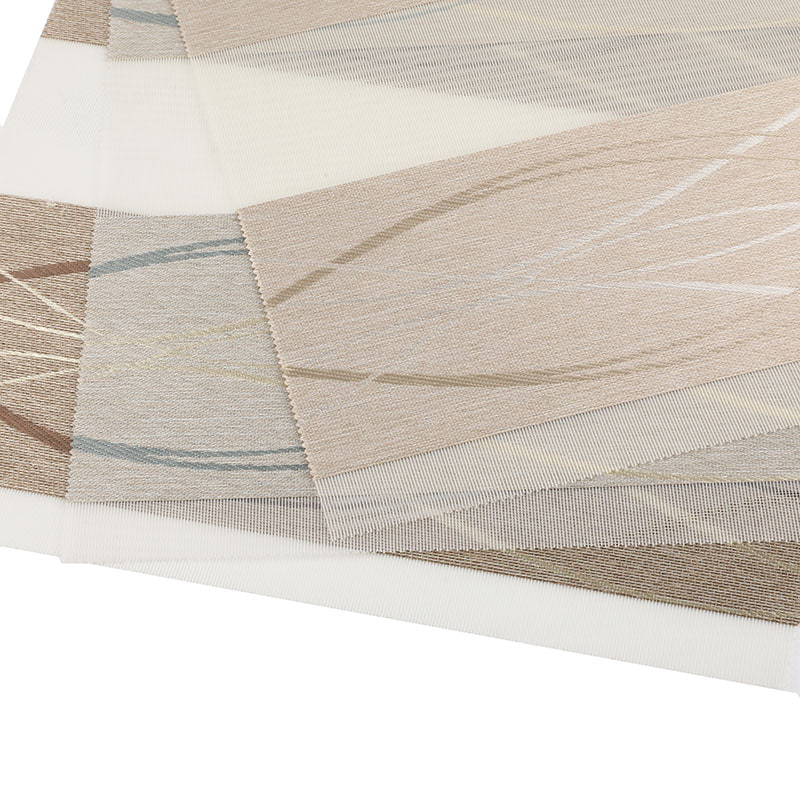 YX030 ওয়াটারপ্রুফ ফায়ারপ্রুফ এবং অয়েলপ্রুফ জ্যাকার্ড জেব্রা ব্লাইন্ড ফ্যাব্রিক