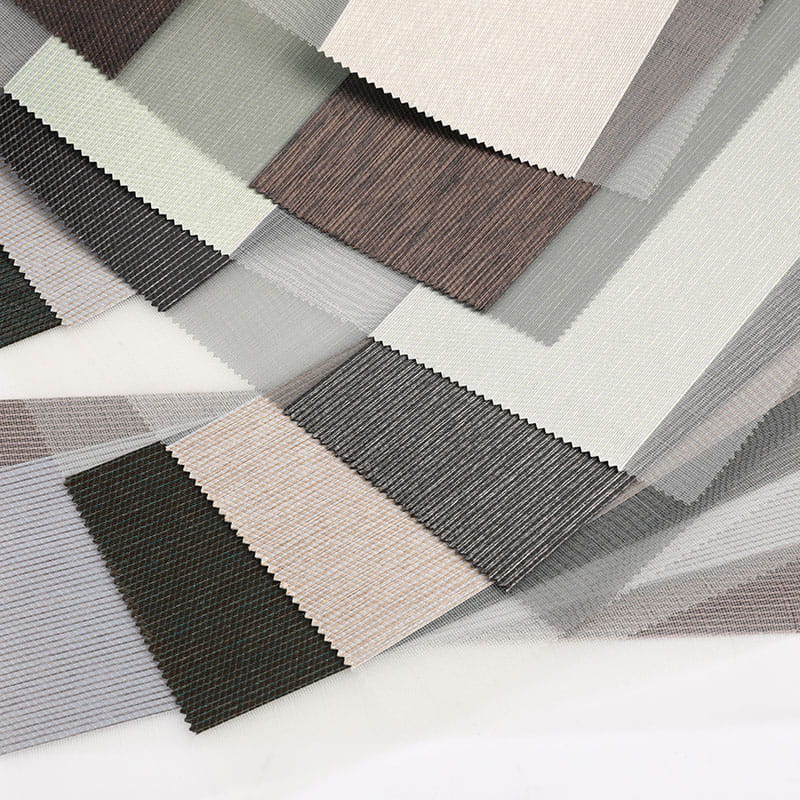 F078 বেডরুম স্কুল ডাবল-লেয়ার সেমি-ব্ল্যাকআউট জেব্রা ব্লাইন্ড ফ্যাব্রিক