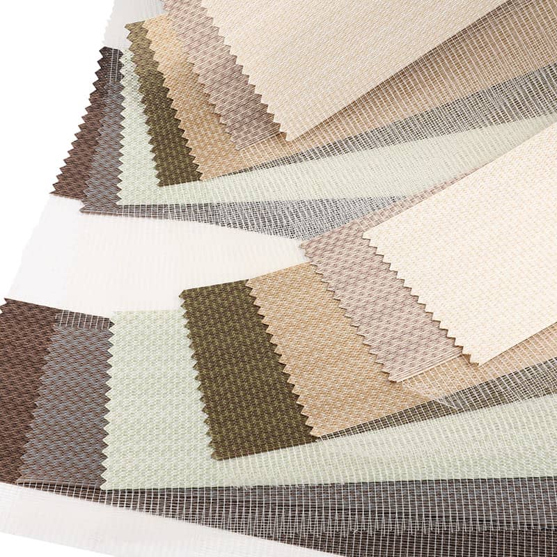 F060 অফিস হোম ডাবল-লেয়ার নরম সেমি-ব্ল্যাকআউট জেব্রা ব্লাইন্ড ফ্যাব্রিক