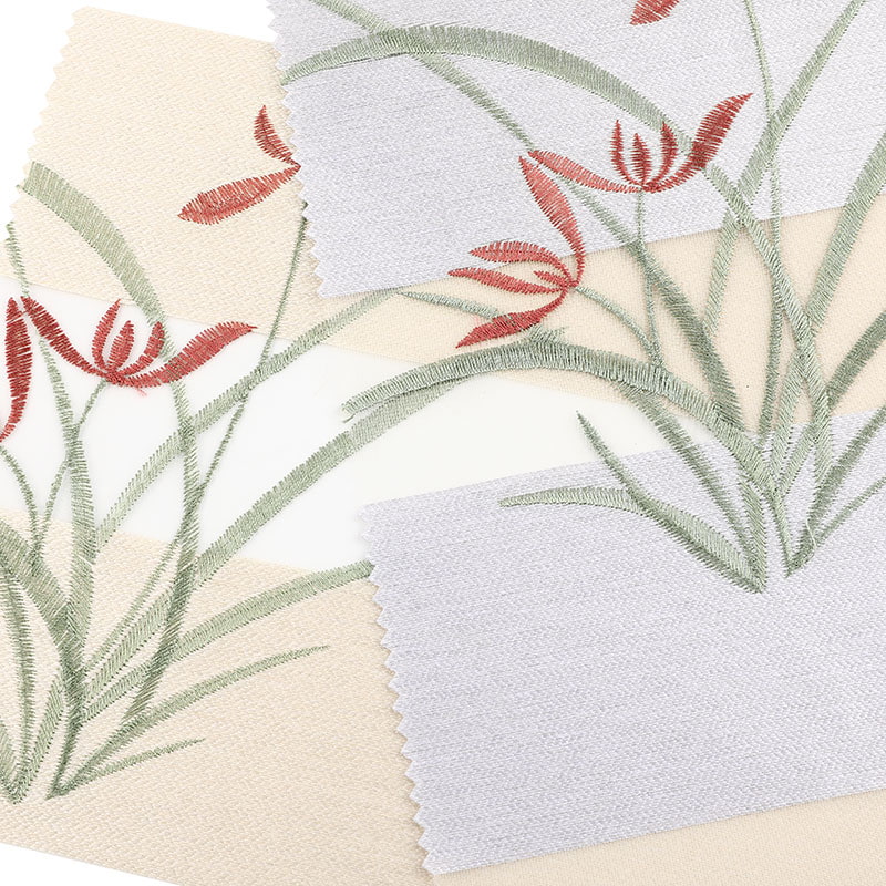 YX036 ক্লাসিক রেট্রো ইন্টিরিয়র জ্যাকার্ড জেব্রা ব্লাইন্ড ফ্যাব্রিক