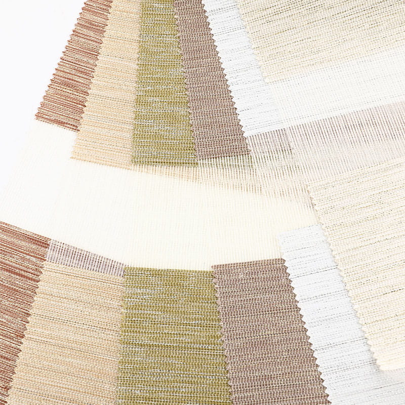 F048 অ্যাডজাস্টেবল শেডিং ইফেক্ট সেমি-ব্ল্যাকআউট জেব্রা ব্লাইন্ড ফ্যাব্রিক