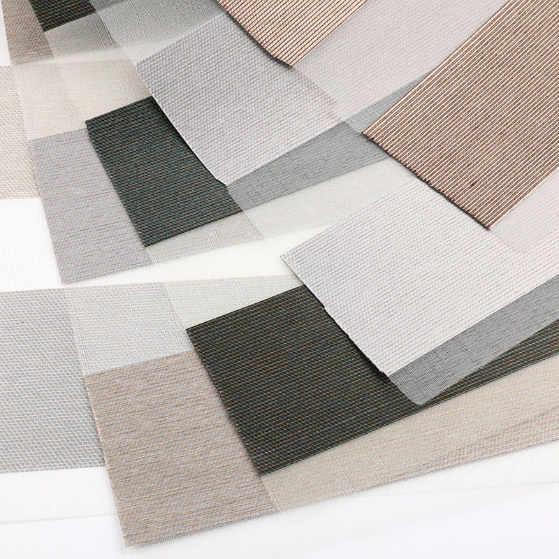 F078 হোটেল বেডরুমের স্ট্রাইপস সেমি-ব্ল্যাকআউট জেব্রা ব্লাইন্ড ফ্যাব্রিক