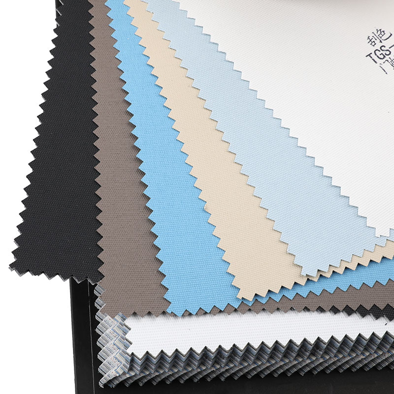 TGS 300cm ডাবল কালার লেপ সেমি-ব্ল্যাকআউট রোলার ব্লাইন্ড ফ্যাব্রিক