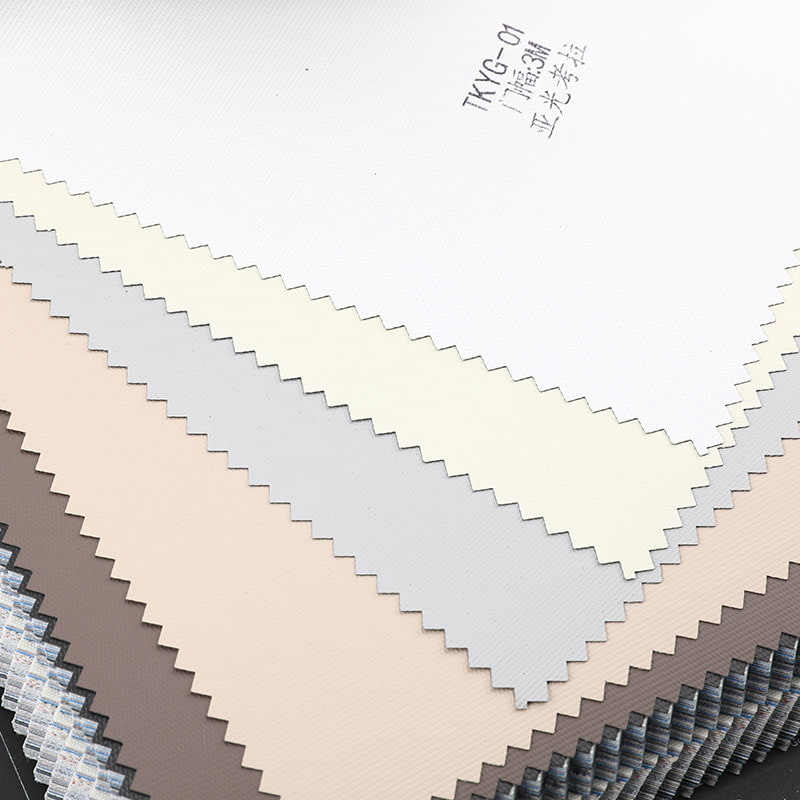 TKYG 300cm ডাবল ফেস কালার গ্লু 100% ব্ল্যাকআউট রোলার ব্লাইন্ড ফ্যাব্রিক